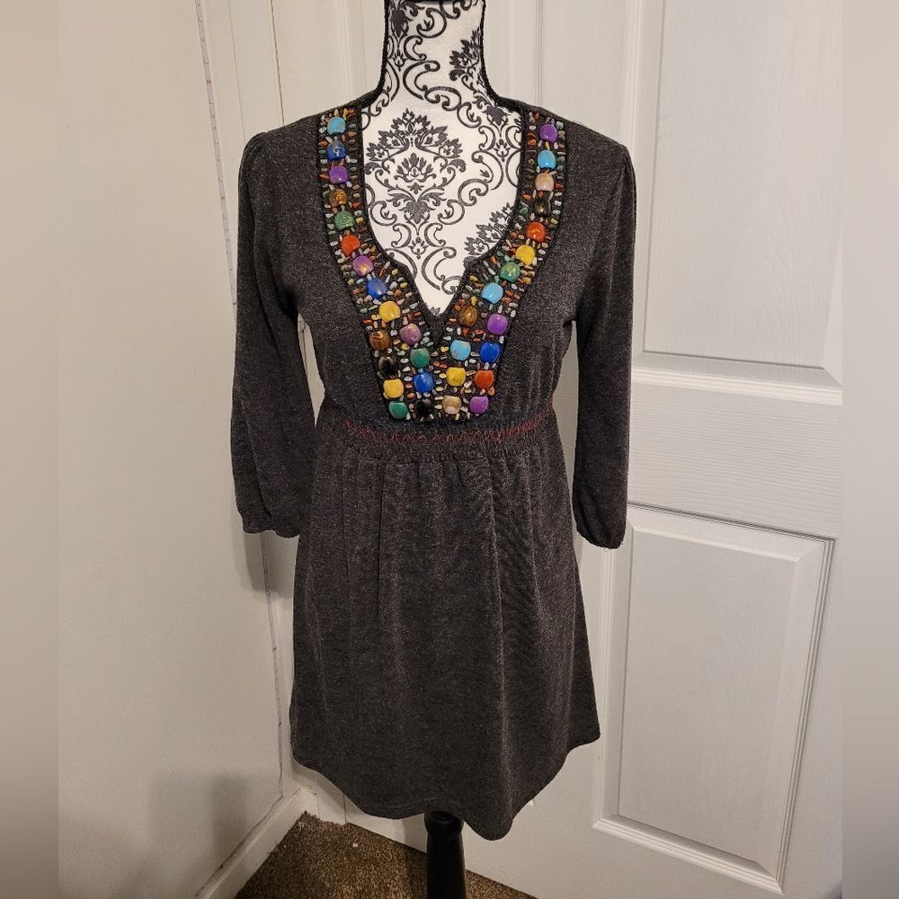 Yahada boho stone dress